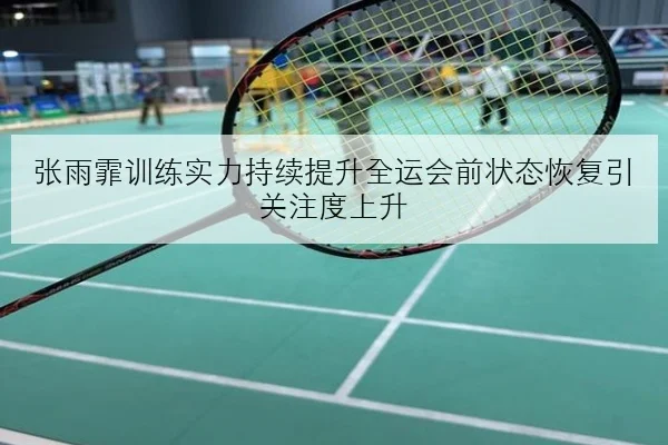 张雨霏训练实力持续提升全运会前状态恢复引关注度上升
